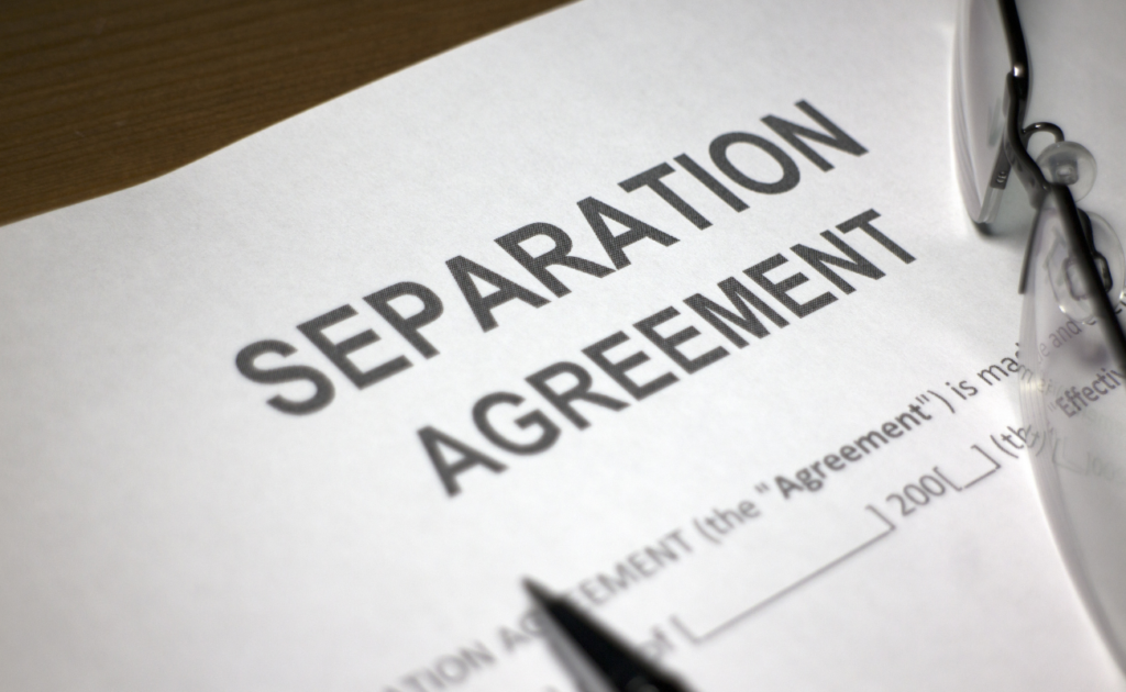 Benefits of Choosing a Separation Agreement